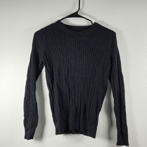 Kim Rogers Dark Knit Crewneck Sweater